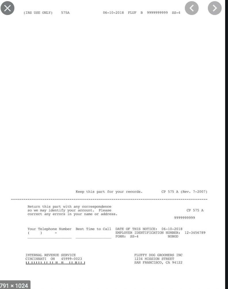 Business Name Change Letter Template To Irs